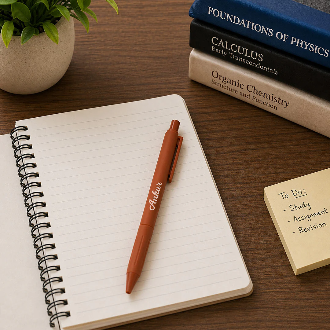 Personalized Tan Brown Pen| Elegant Writing Gift for Daily Use - Image 5