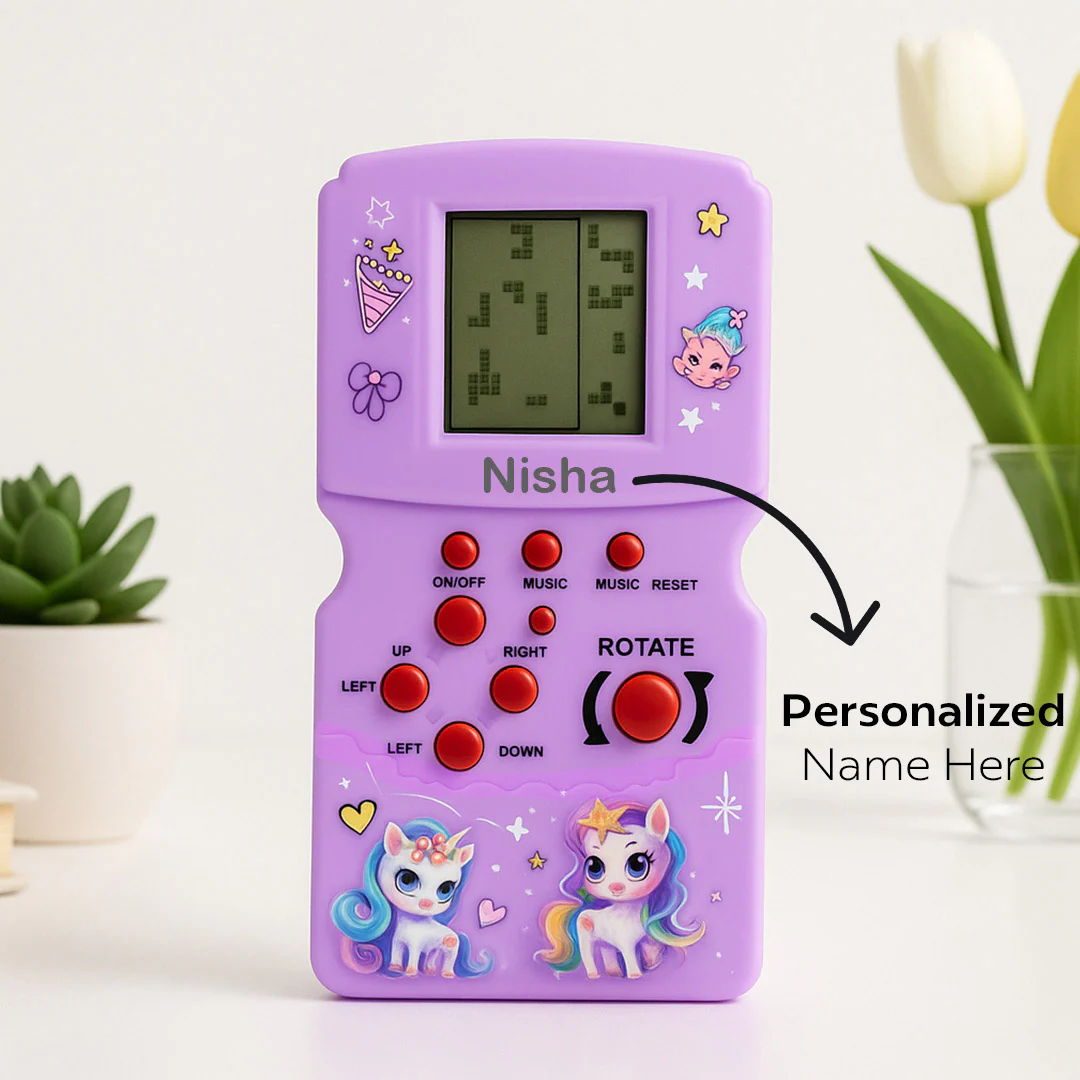 Personalized Unicorn Brick Console Game - Image 3