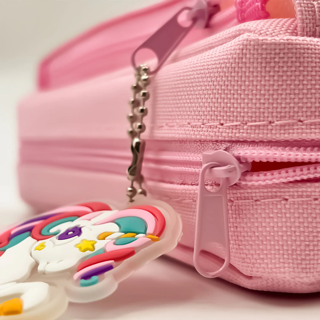 Personalized Unicorn Pencil Pouch – Pink - Image 4