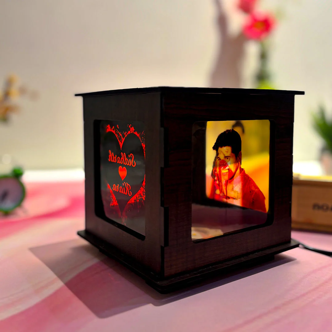 Personalized Valentine’s Gift - Photo Shadow Box - Image 3