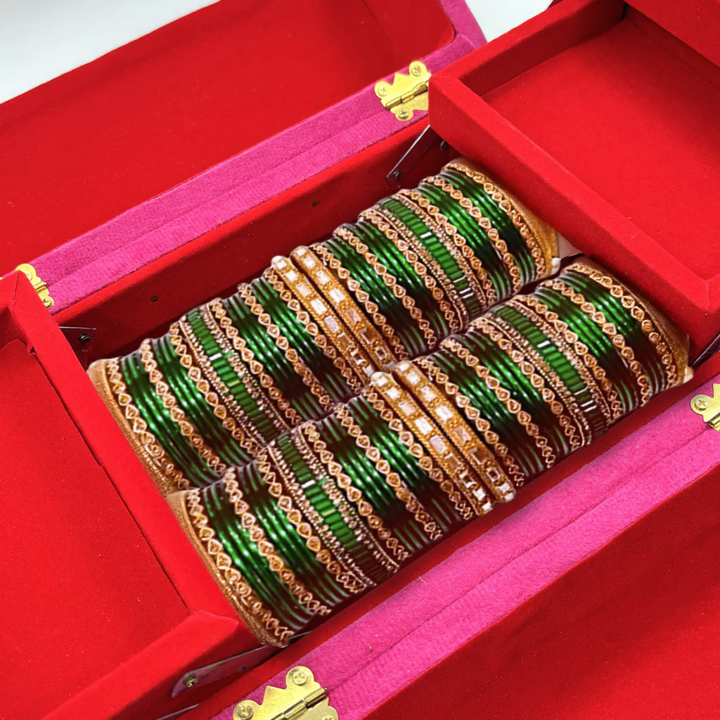 Personalized Velvet Bangle Box - Hot Pink - Image 6