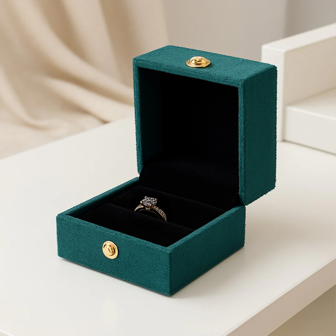Personalized Velvet Ring Box