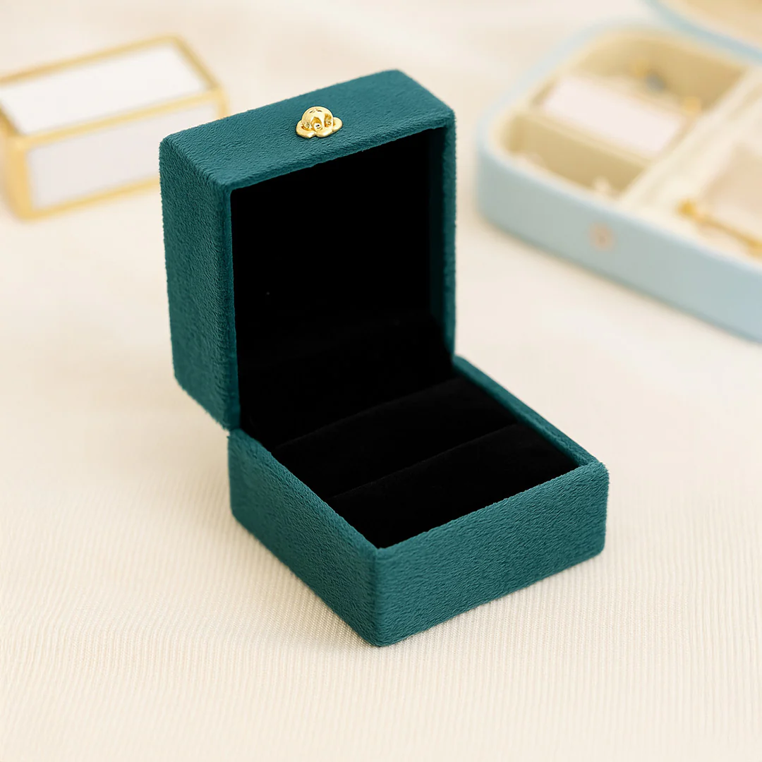 Personalized Velvet Ring Box - Image 4