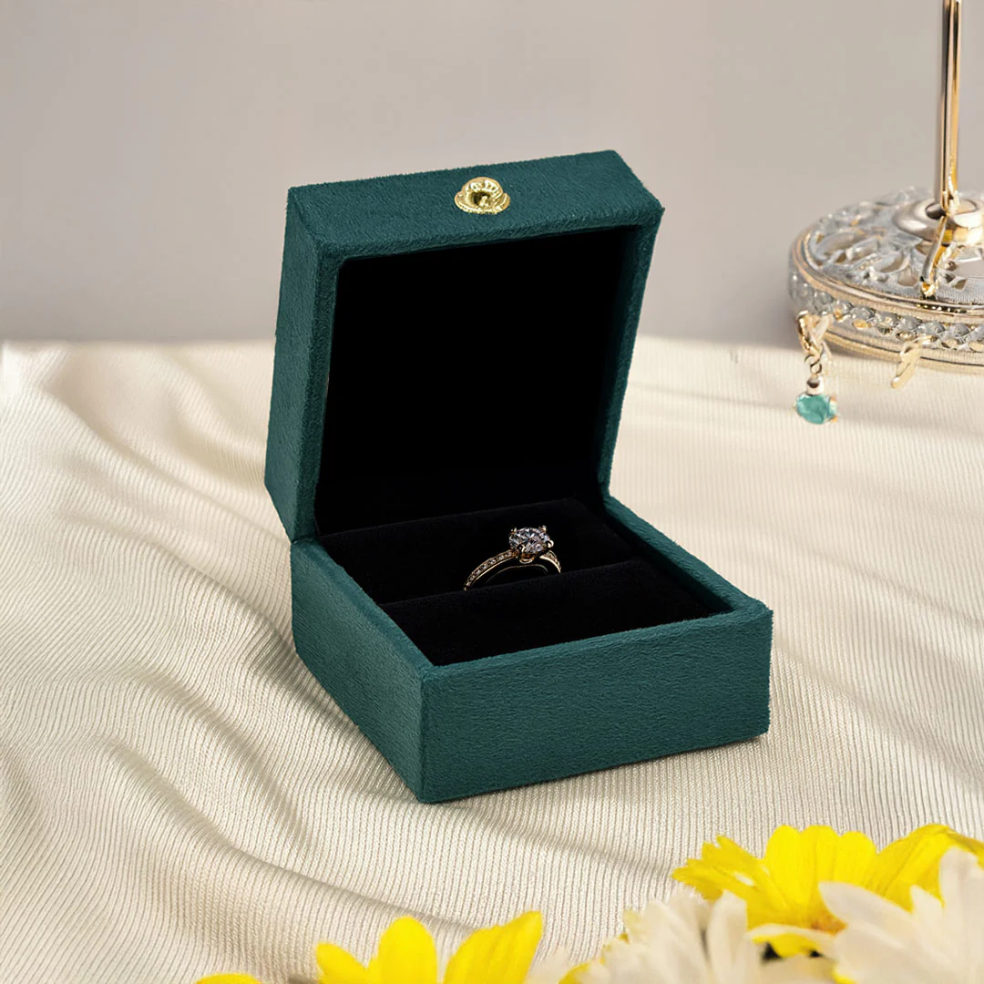 Personalized Velvet Ring Box - Image 5