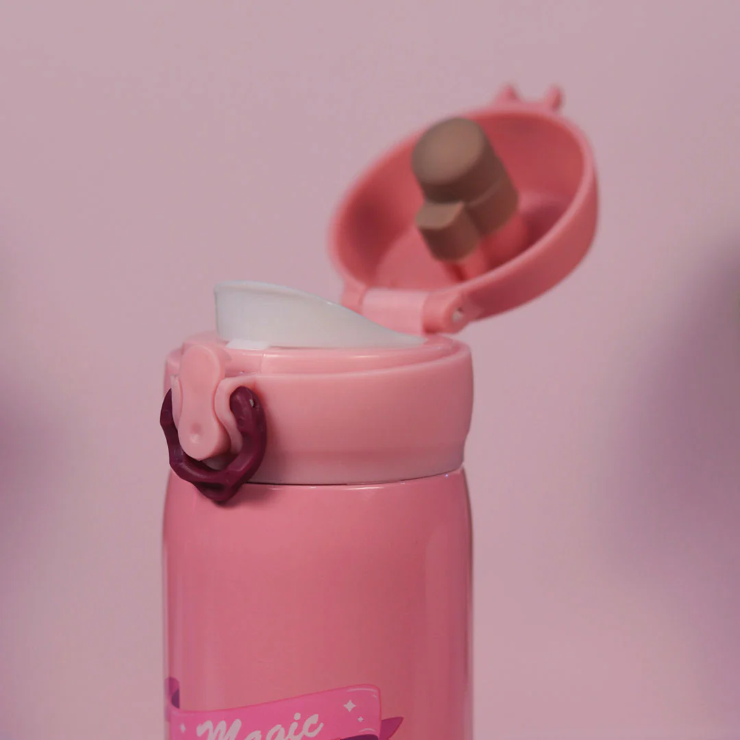 Personalized Pink Water Bottles for Kids -350 ML - Image 20