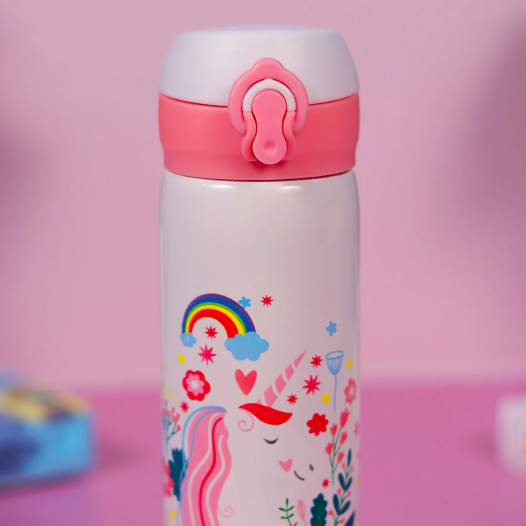 Personalized Pink Water Bottles for Kids -350 ML - Image 25