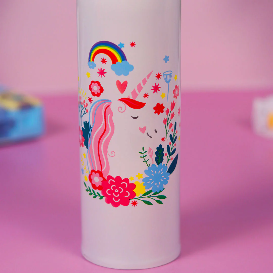 Personalized Pink Water Bottles for Kids -350 ML - Image 32