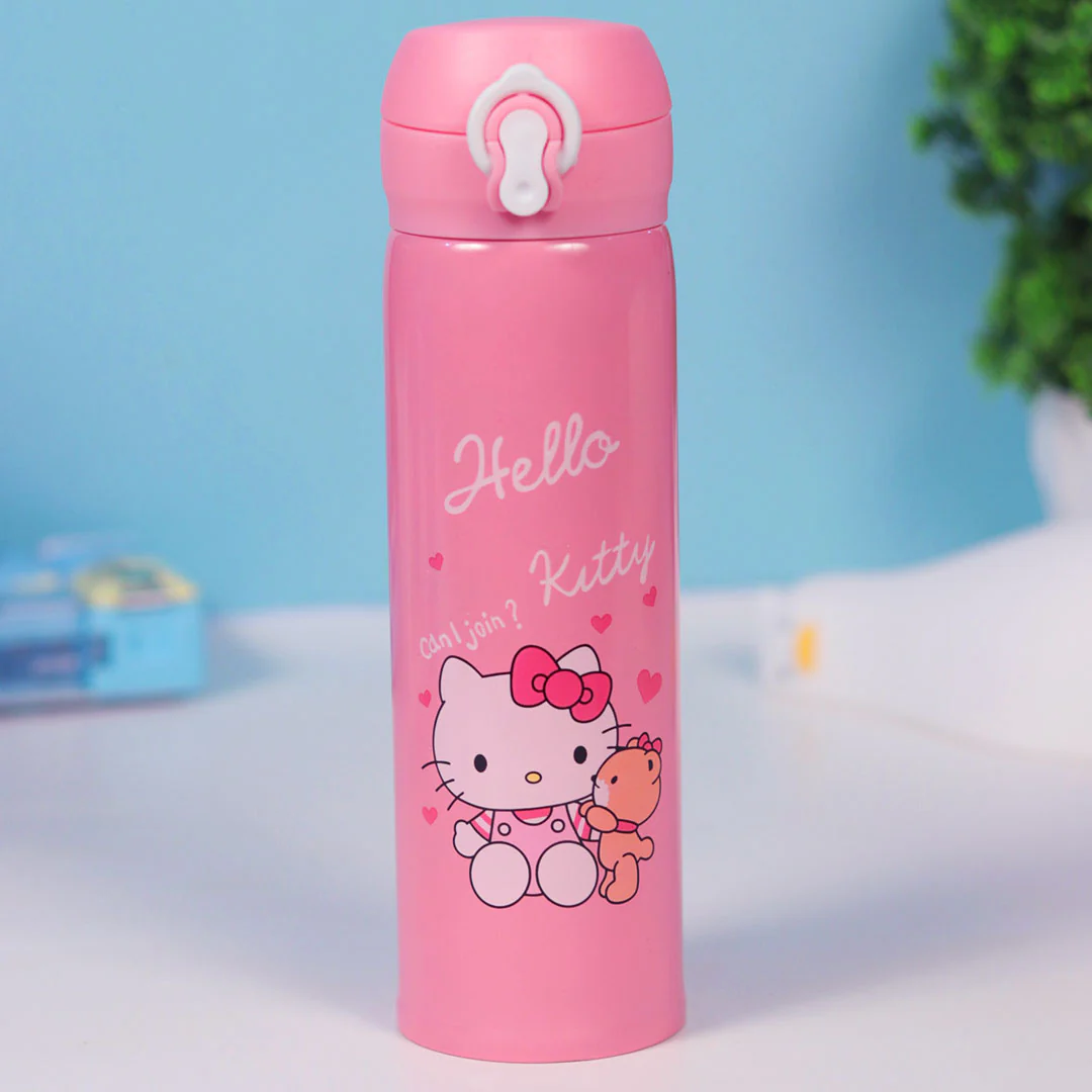 Personalized Pink Water Bottles for Kids -350 ML - Image 5