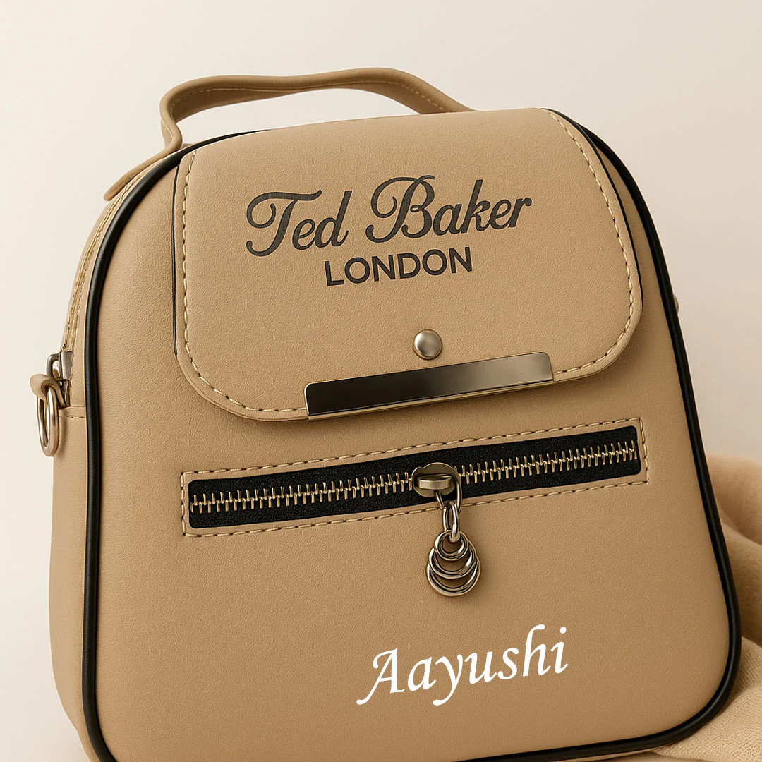 Personalized Women's Leather Sling Bag - Image 10