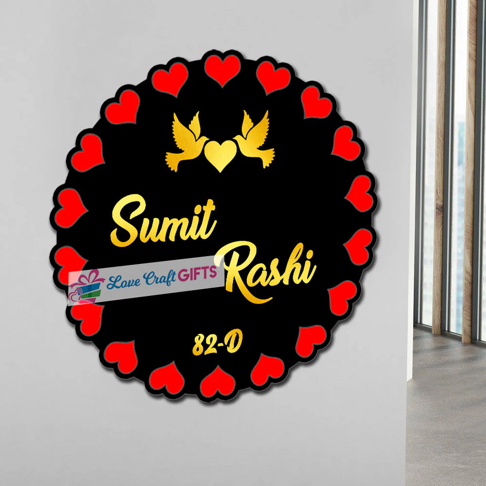 Personalized Acrylic Home Name Plates - Image 3