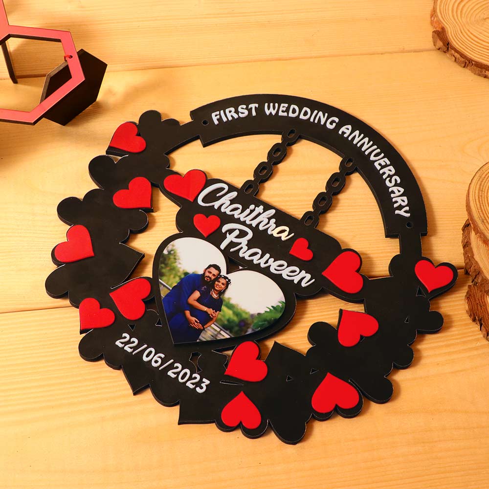 Personalized Wooden Wall Hanger - Image 2
