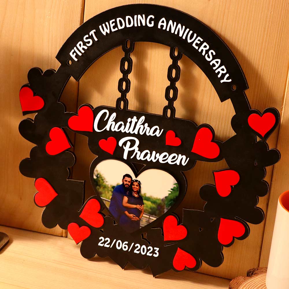 Personalized Wooden Wall Hanger - Image 3