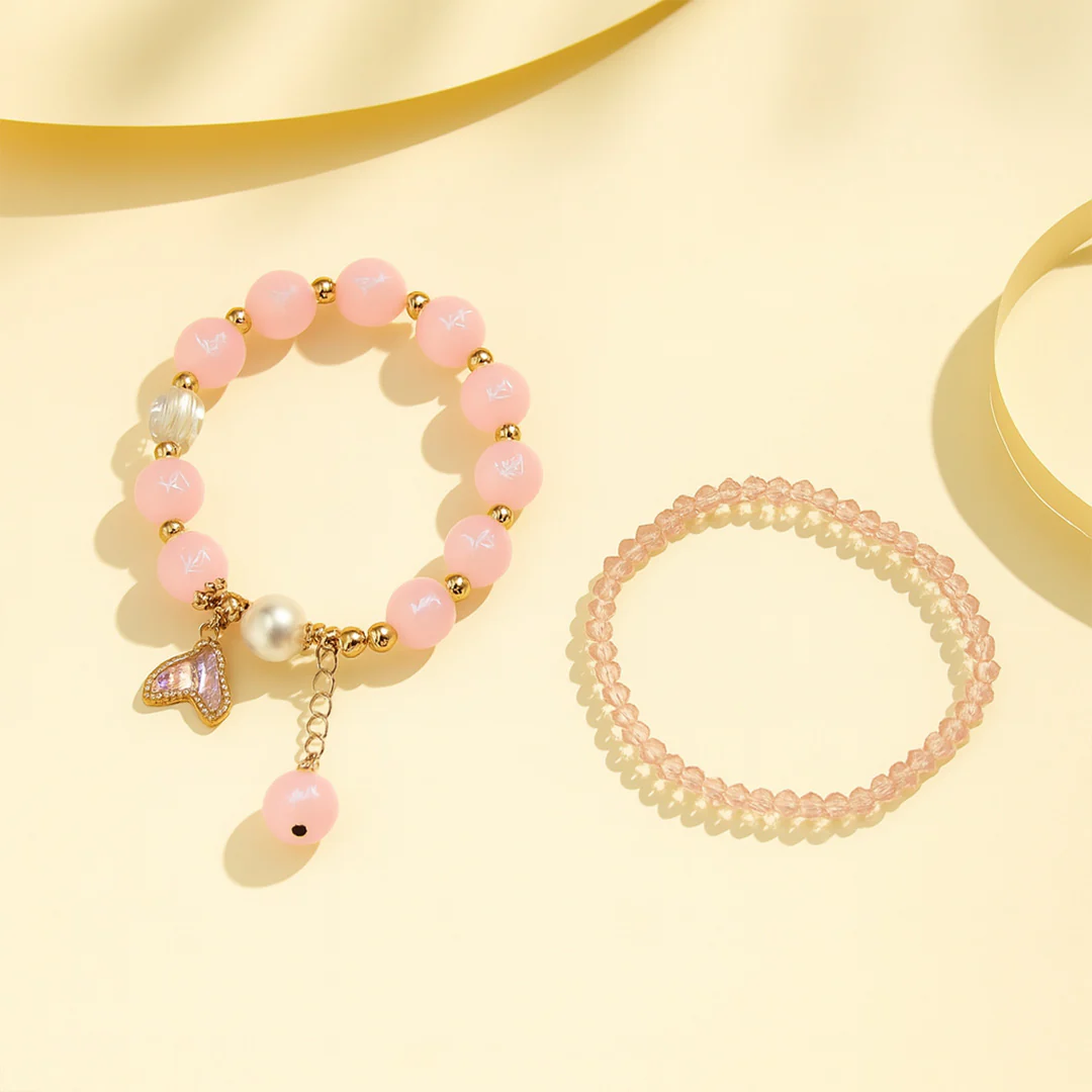 Pinkish Bead Bracelet Gift Box - Image 3
