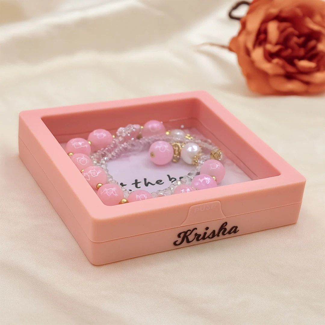 Pinkish Bead Bracelet Gift Box - Image 4