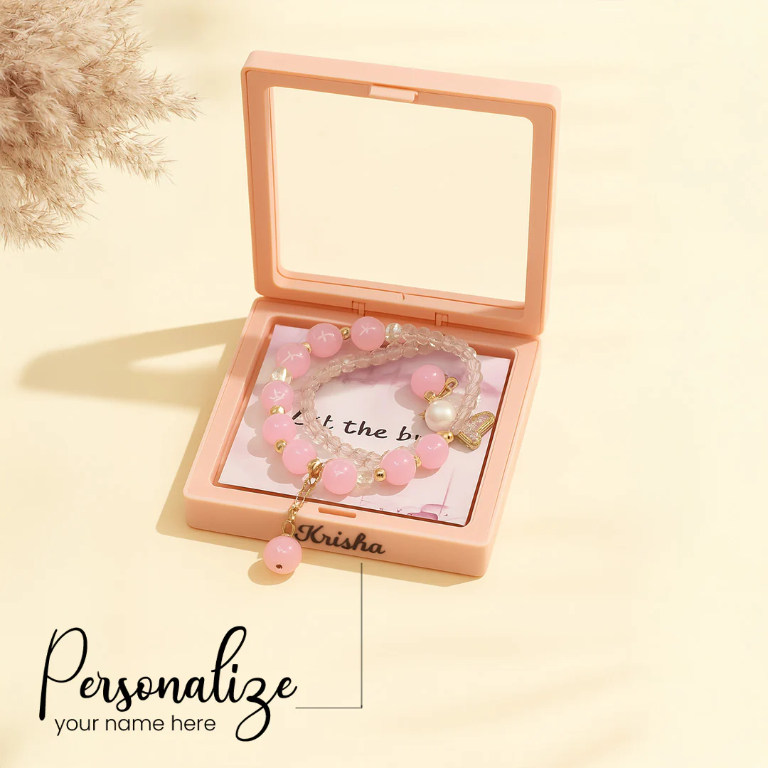 Pinkish Bead Bracelet Gift Box - Image 5