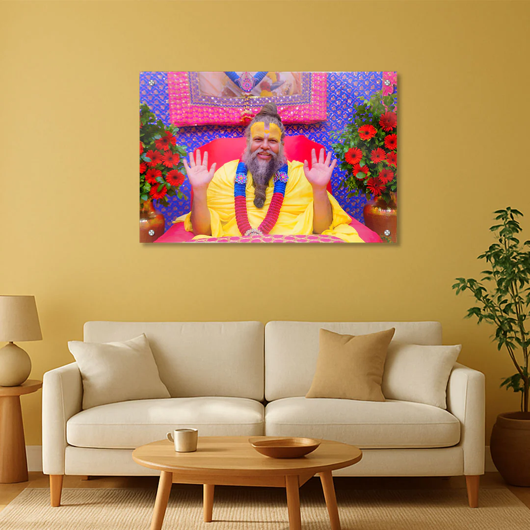 Premanand Maharaj Ji Acrylic Wall Frame – 24x36 Inch - Image 5