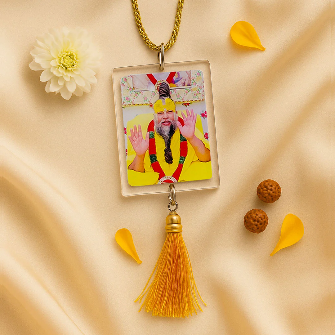 Premanand Maharaj Car Hanger – 2×3" - Image 4