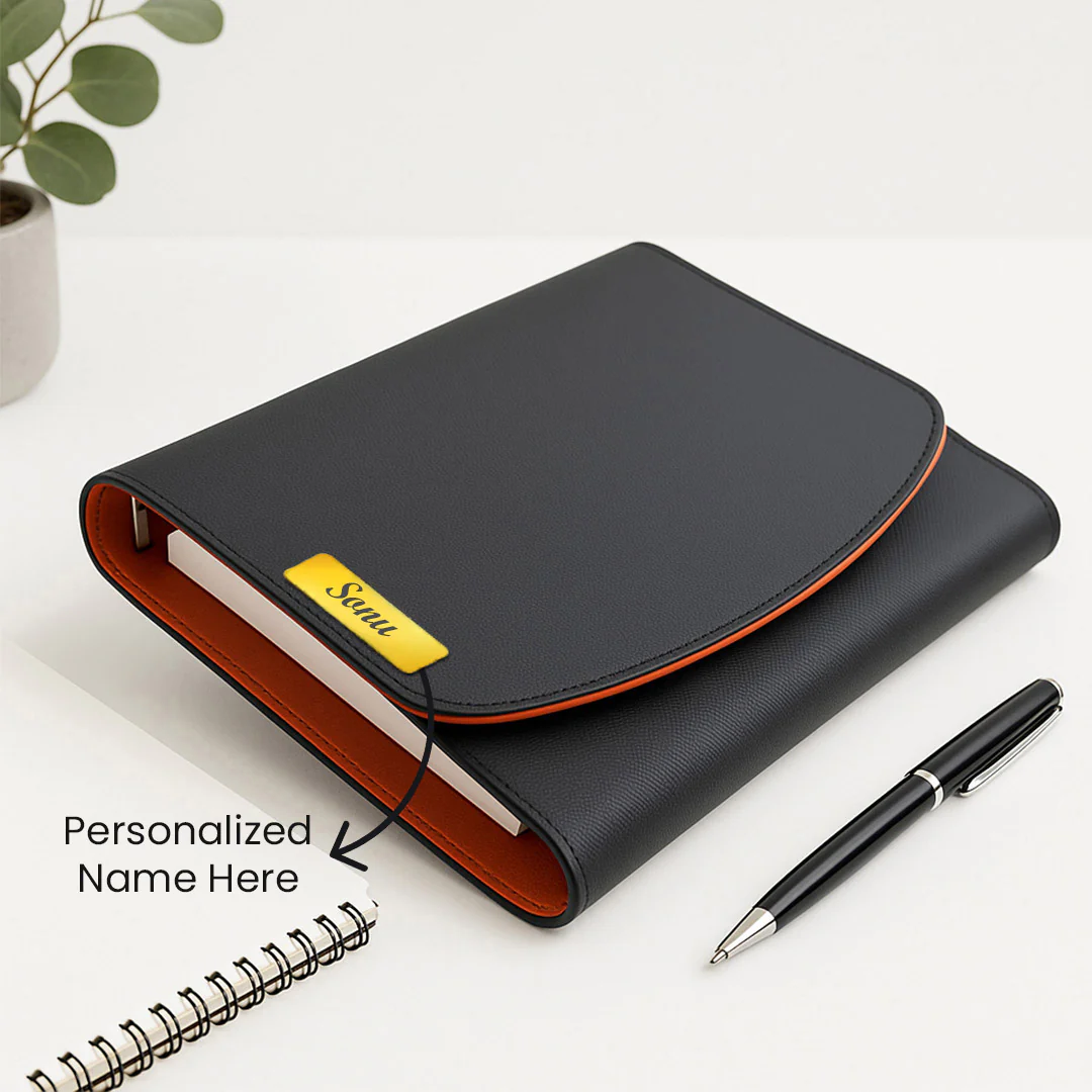 Premium Leather Organizer Diary with Card Holder