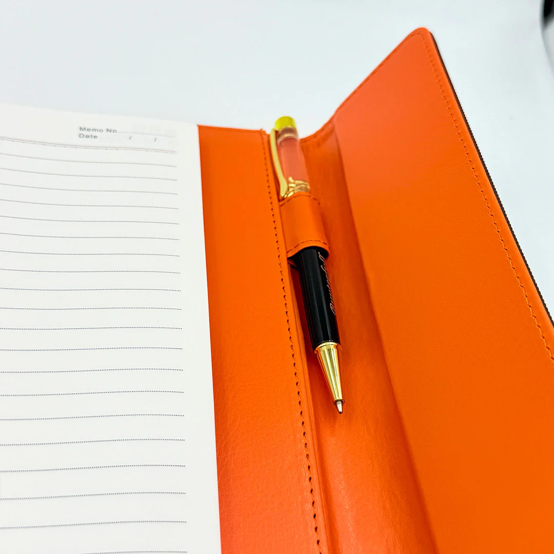 Premium Leather Organizer Diary with Card Holder - Image 3