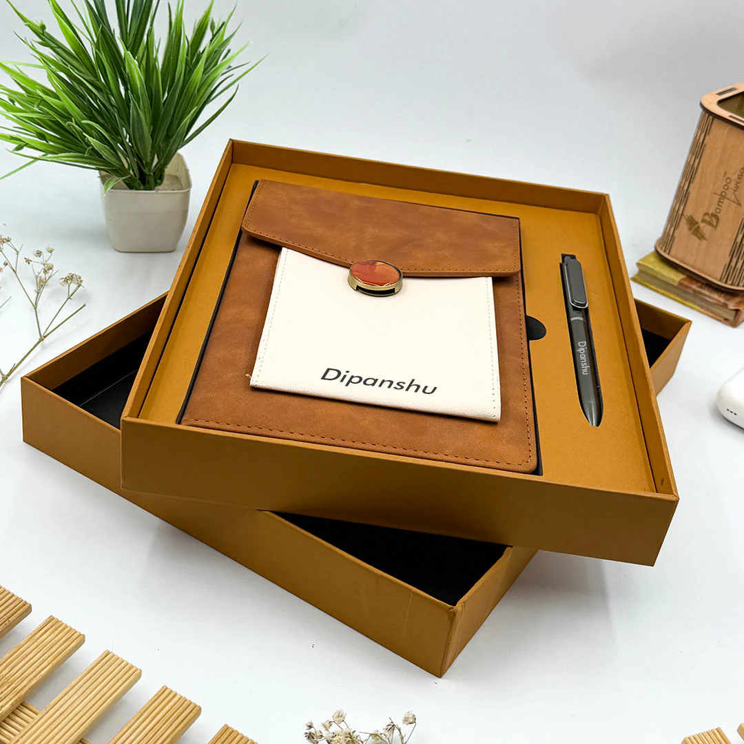 Premium Personalized Diary & Pen Gift Set – Custom Name & Logo - Image 10