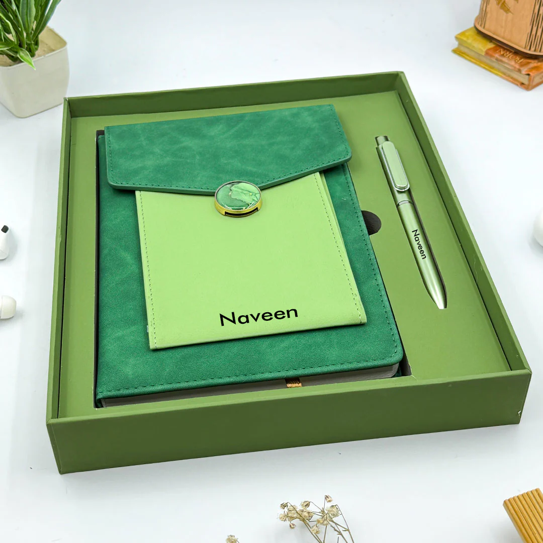 Premium Personalized Diary & Pen Gift Set – Custom Name & Logo - Image 17