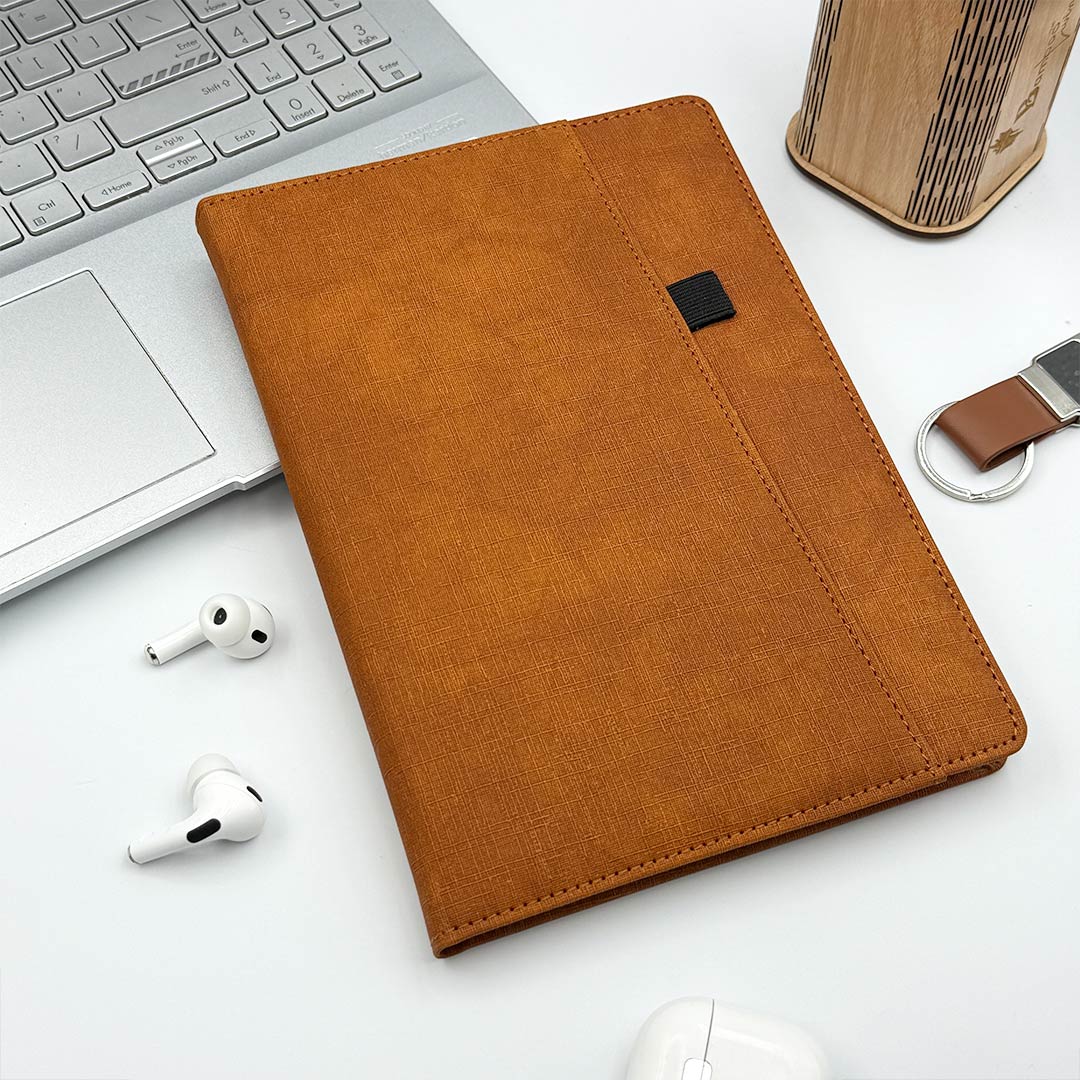 PU Leather Hard-Bound A5 Executive Diary – Personalized Name Printing - Image 11
