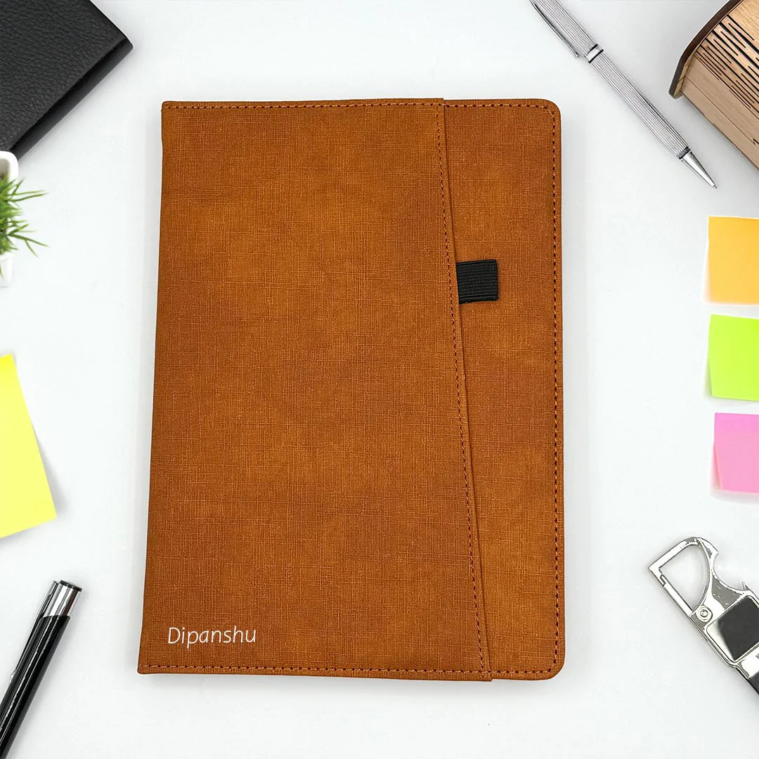 PU Leather Hard-Bound A5 Executive Diary – Personalized Name Printing - Image 7