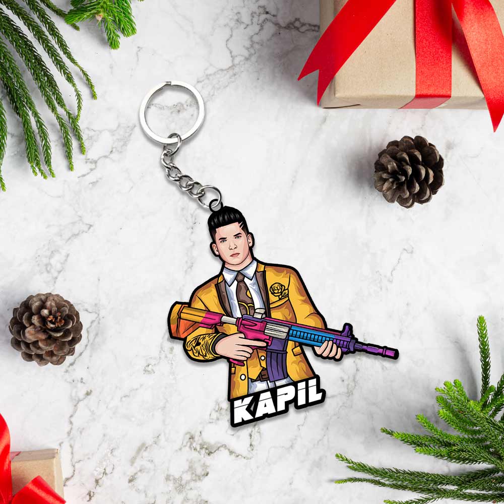 Pubg Keychain With Name: Pubg Keyrings
