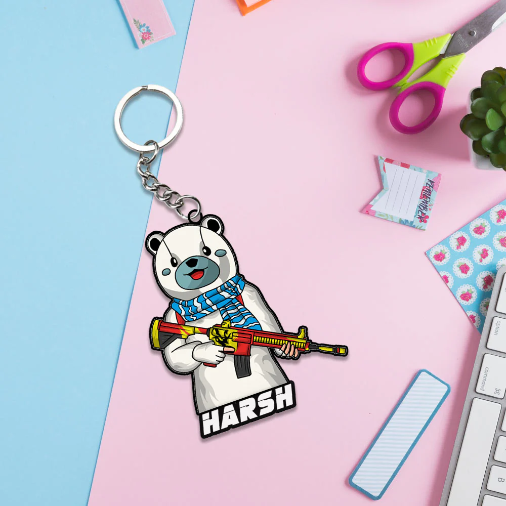 Pubg Keychain With Name: Pubg Keyrings - Image 5