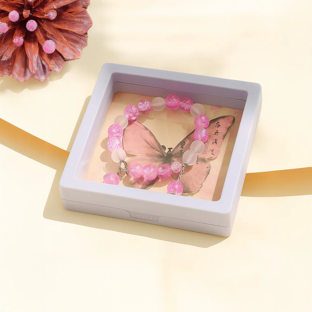 Purple Bead Bracelet Gift Box - Image 3
