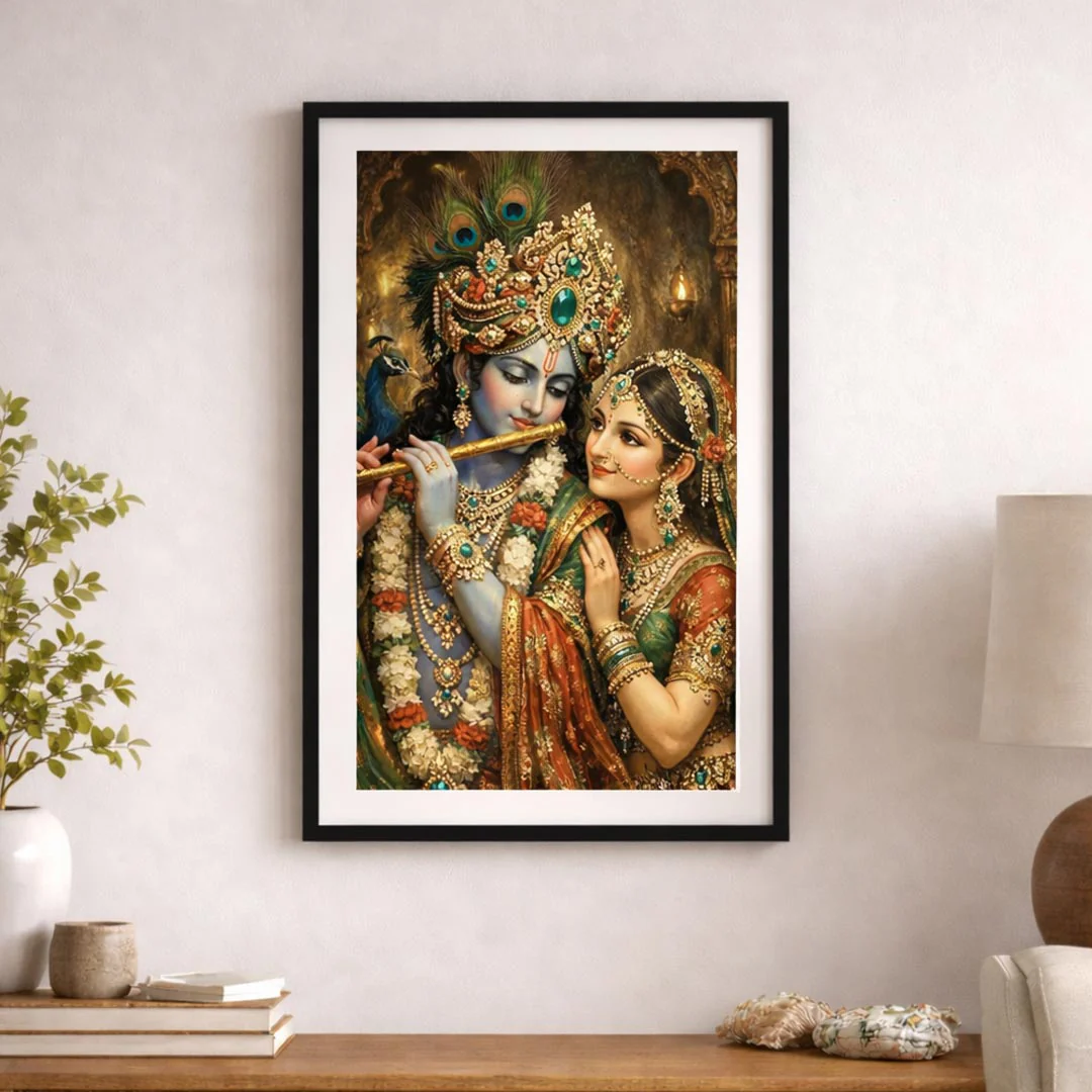 Radha Krishna Wall Frame