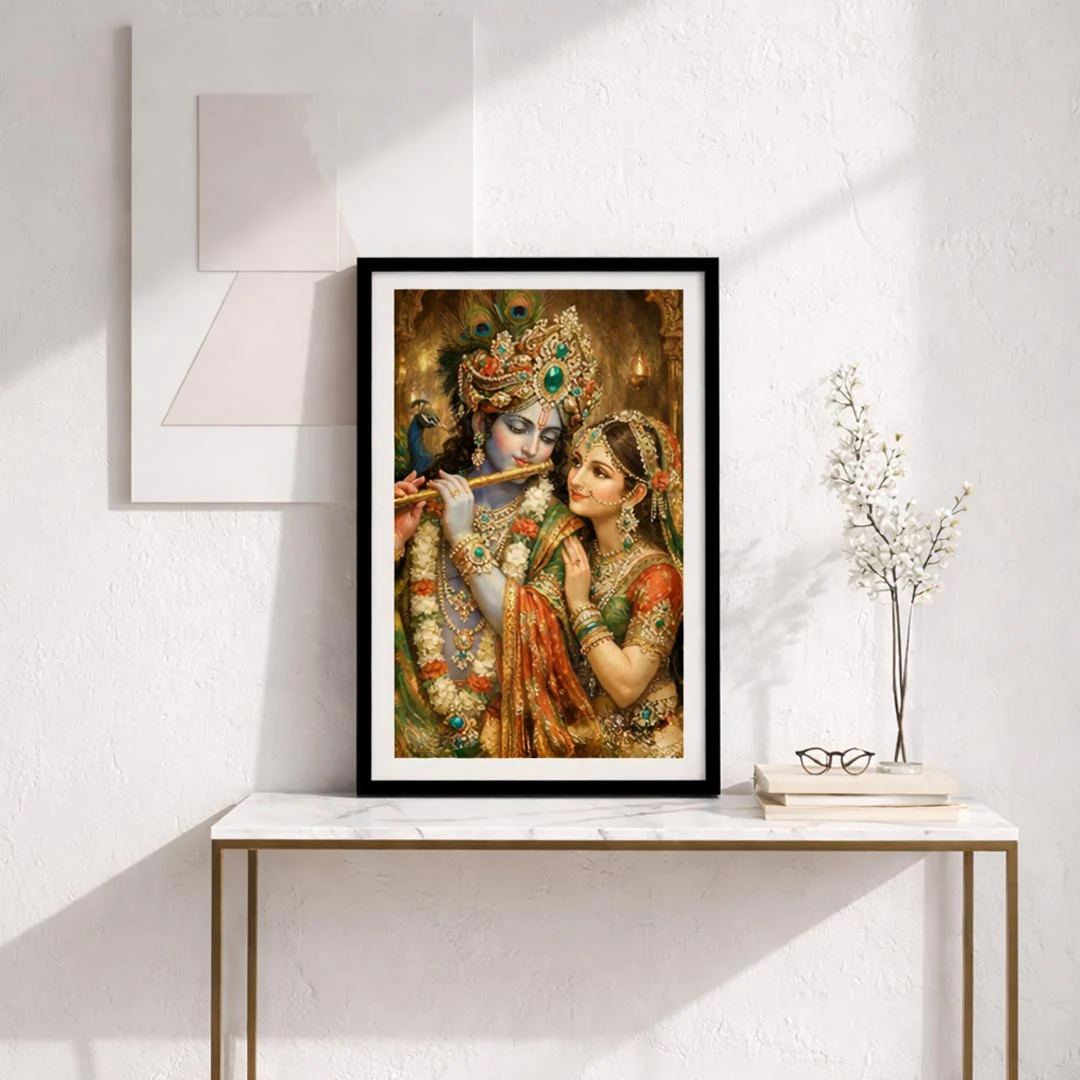 Radha Krishna Wall Frame - Image 3