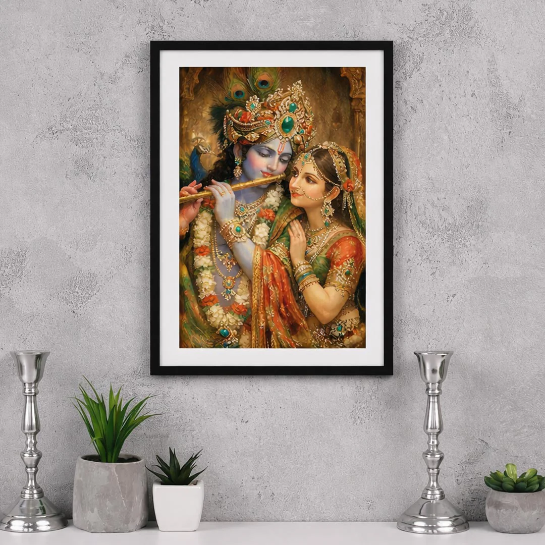 Radha Krishna Wall Frame - Image 4