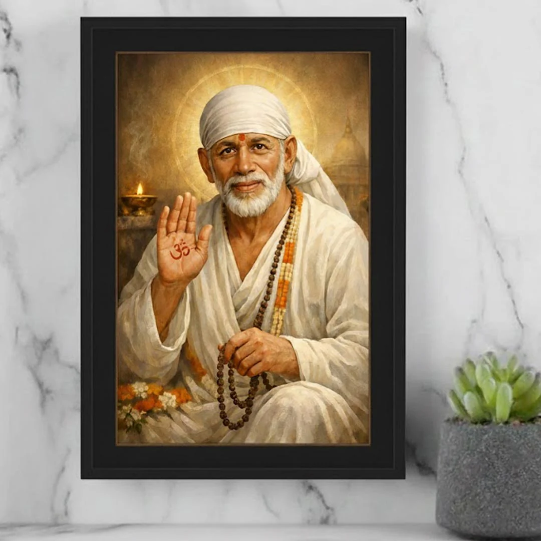 Sai Baba Blessing Wall Frame - Image 3