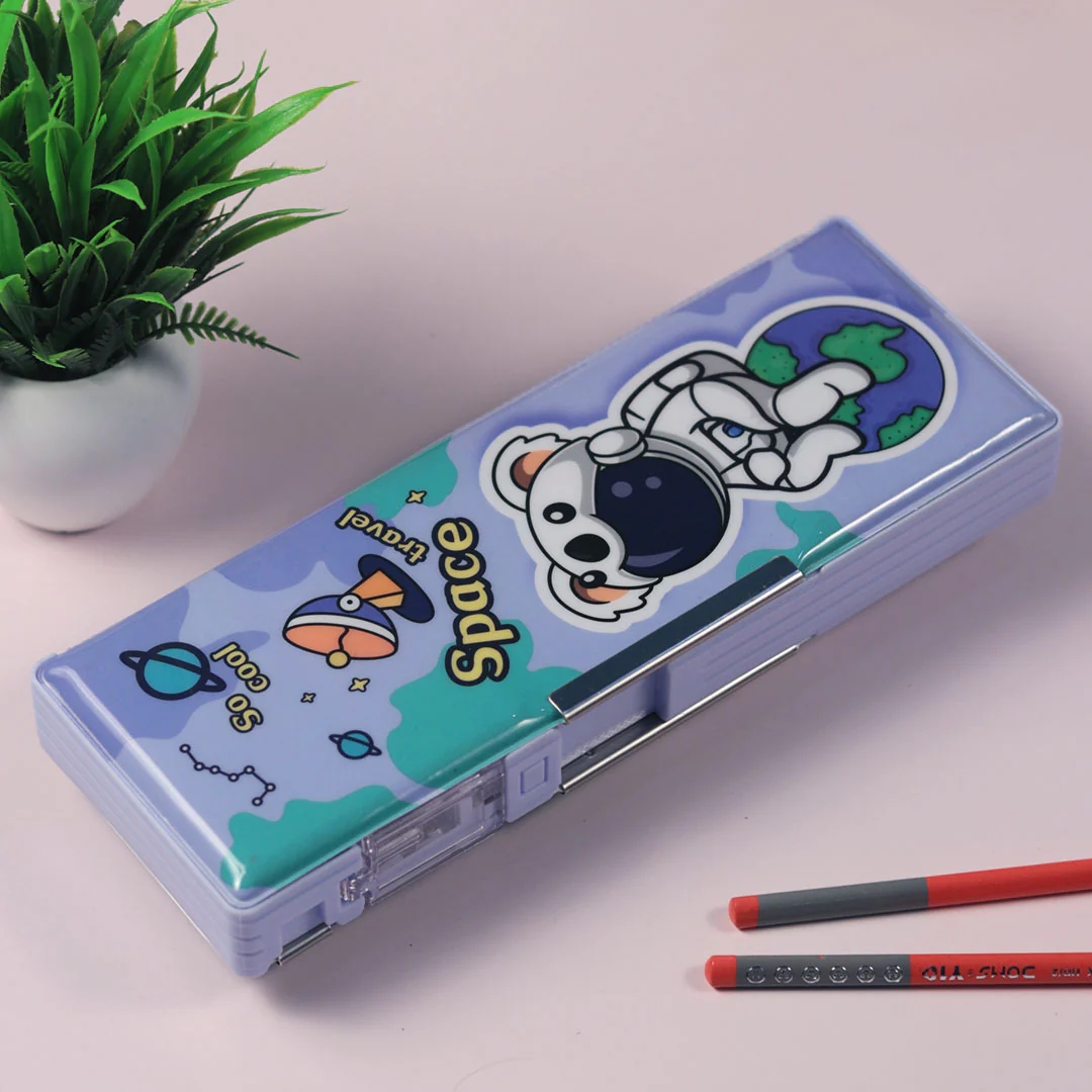 School Items for Kids -Customized Cartoon Printed Geometry Box - Image 17