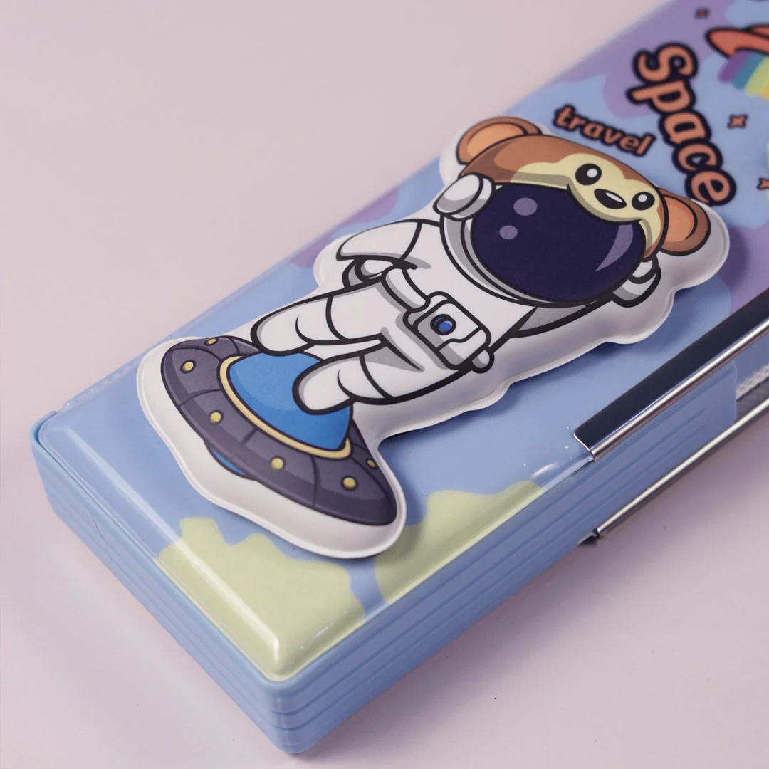 School Items for Kids -Customized Cartoon Printed Geometry Box - Image 20