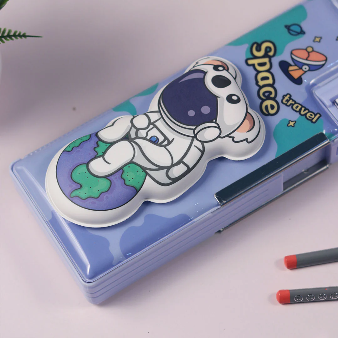 School Items for Kids -Customized Cartoon Printed Geometry Box - Image 22