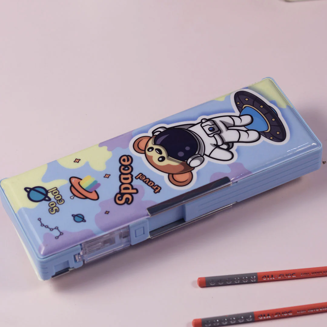School Items for Kids -Customized Cartoon Printed Geometry Box - Image 27