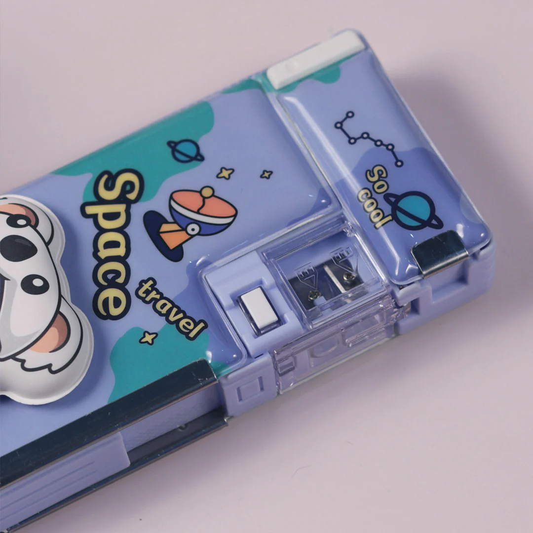 School Items for Kids -Customized Cartoon Printed Geometry Box - Image 8