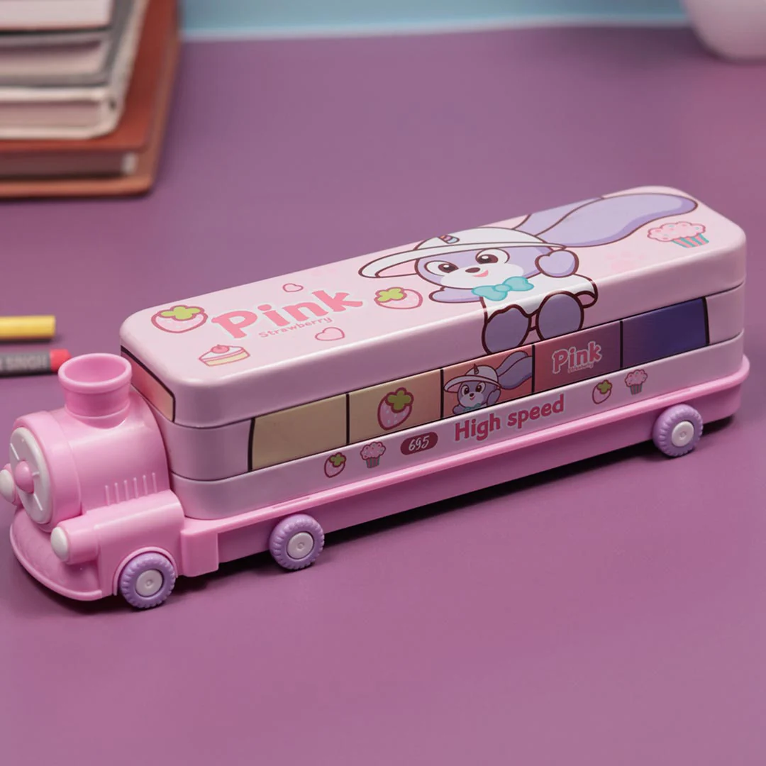 School Items for Kids-Customized Metal Train Shape Geometry Box - Image 10