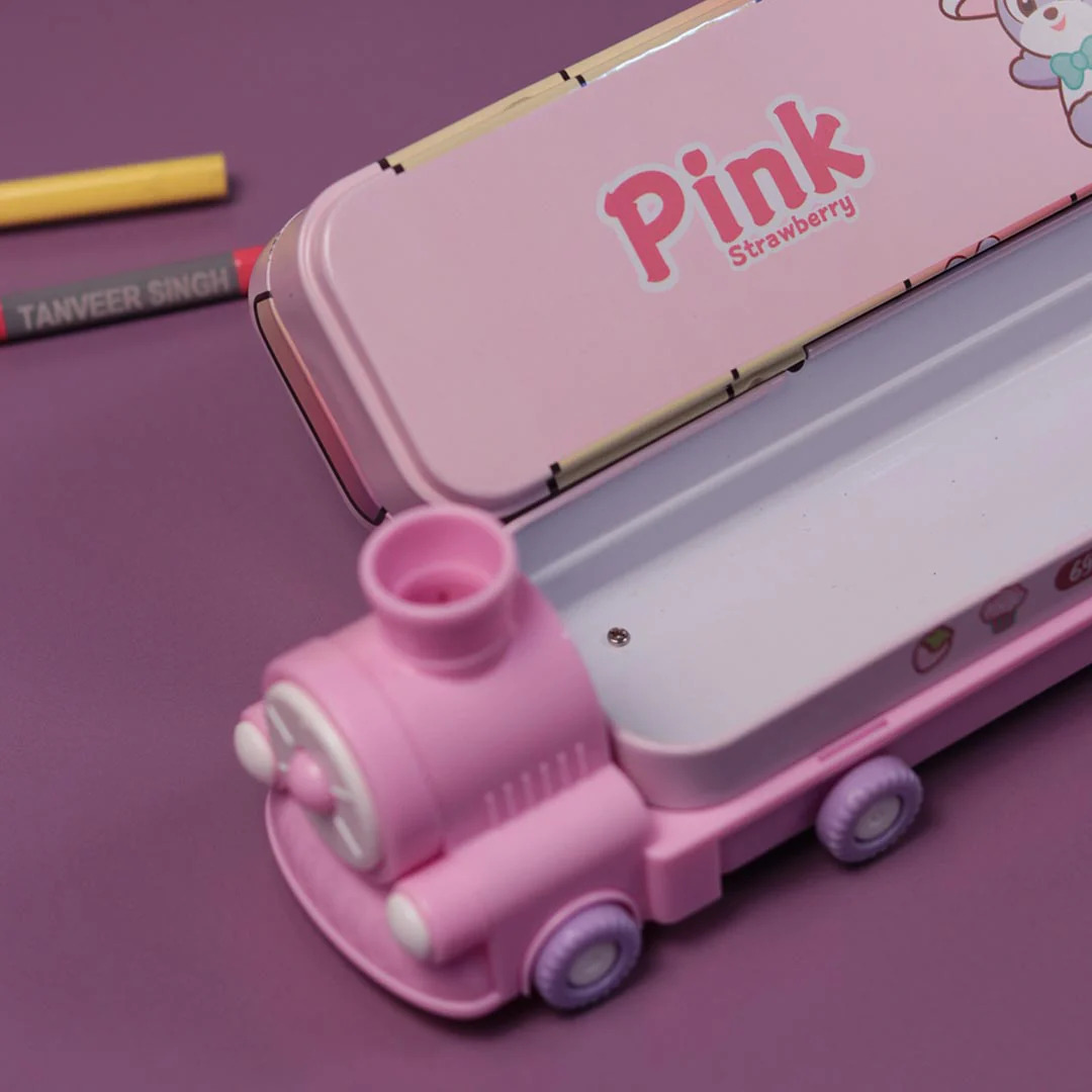 School Items for Kids-Customized Metal Train Shape Geometry Box - Image 12