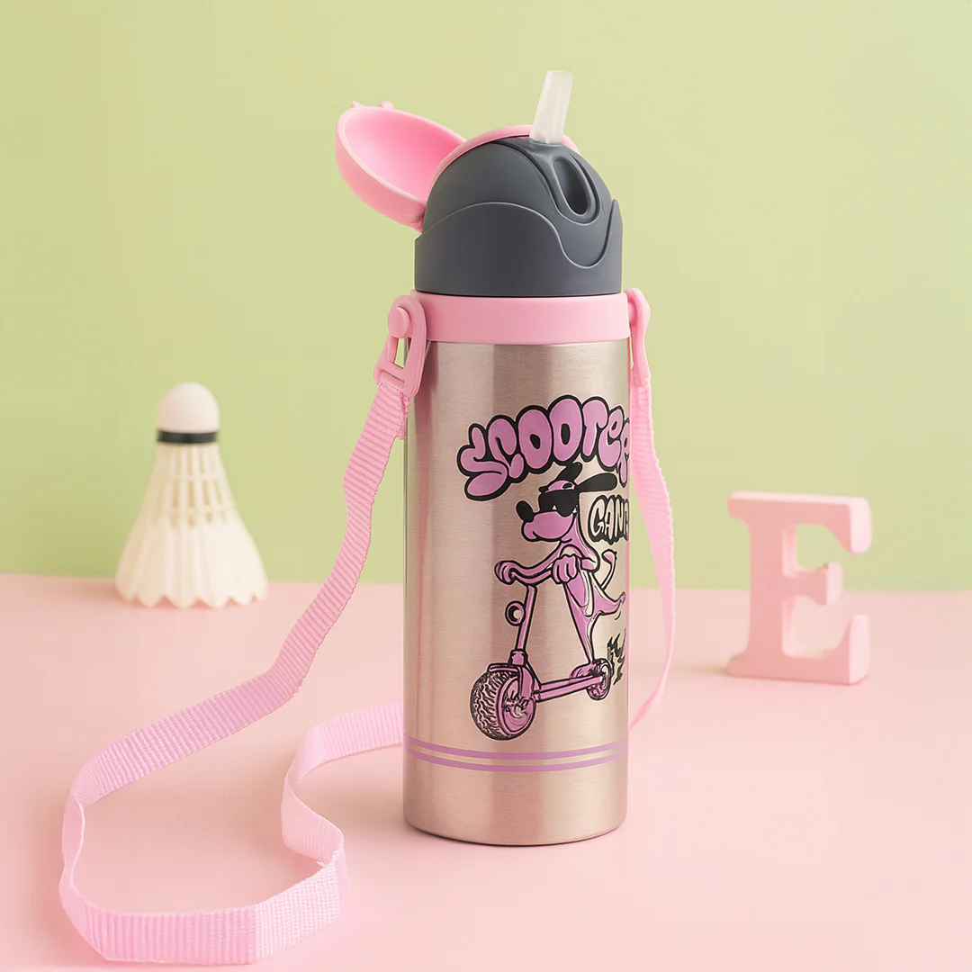 Scooter Gang Personalized Kids Water Bottle | Stainless Steel - Image 5