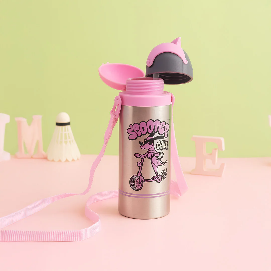 Scooter Gang Personalized Kids Water Bottle | Stainless Steel - Image 6