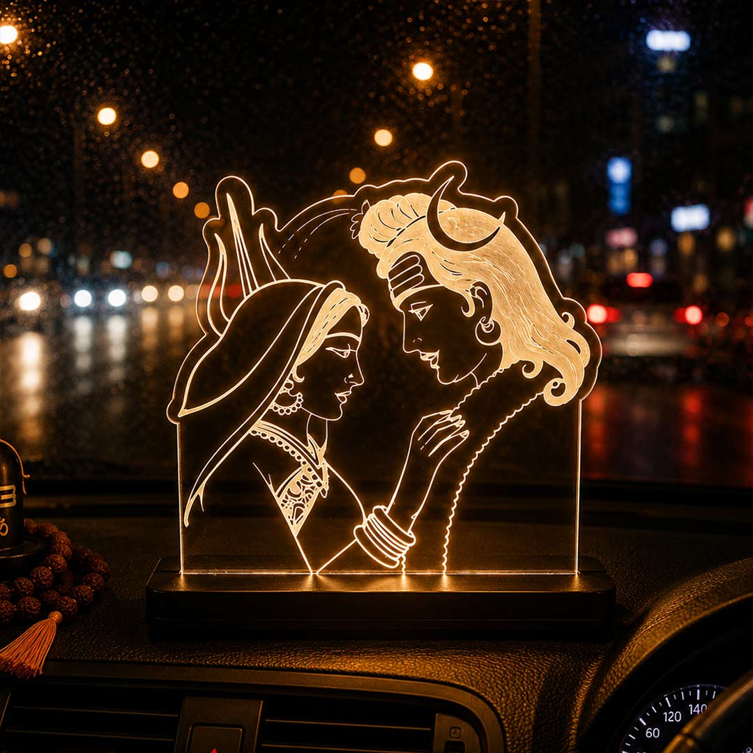 Shankar Parvati Car Dashboard Lamp