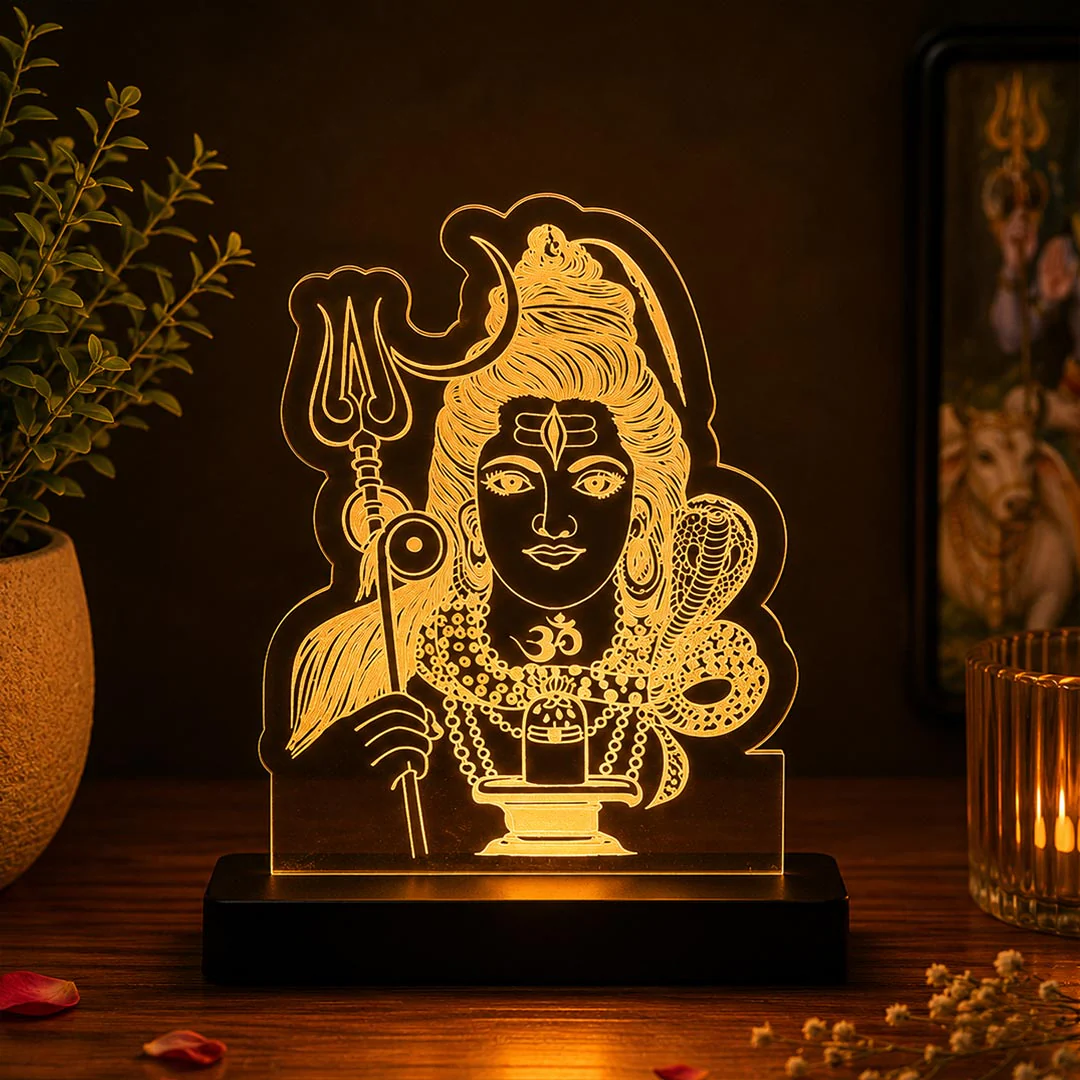Shiv Ji Car Dashboard Lamp