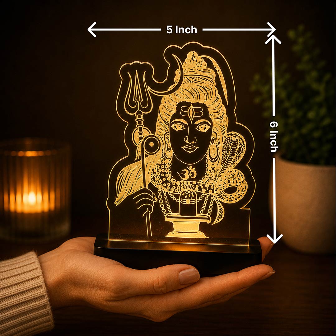 Shiv Ji Car Dashboard Lamp - Image 2