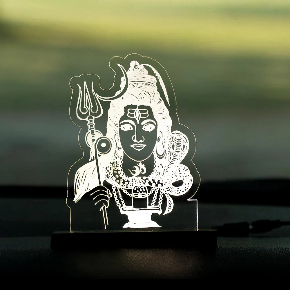 Shiv Ji Car Dashboard Lamp - Image 4