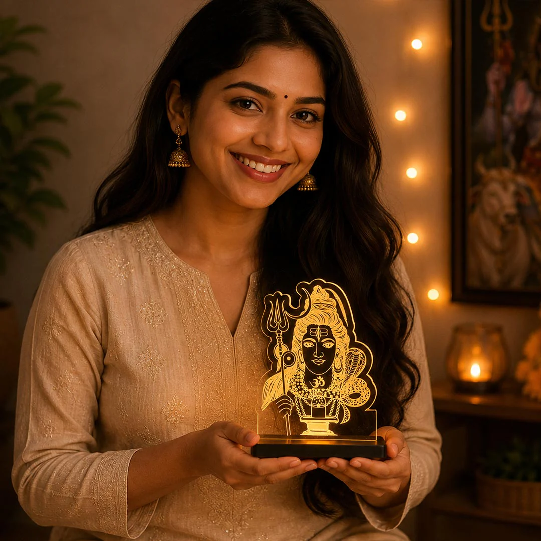Shiv Ji Car Dashboard Lamp - Image 7