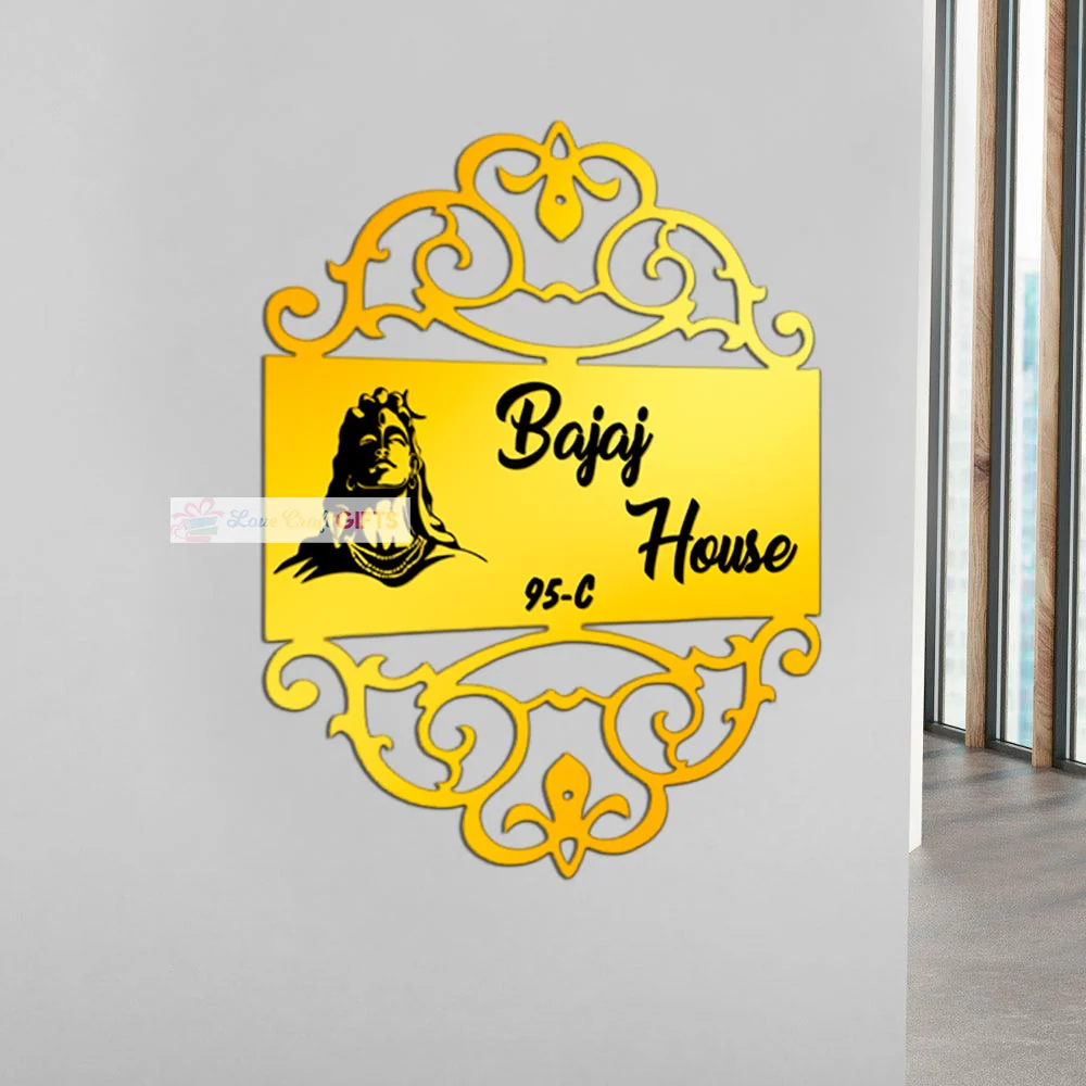 Shiv Ji Unique Acrylic Home Name Plates-12x15" - Image 3