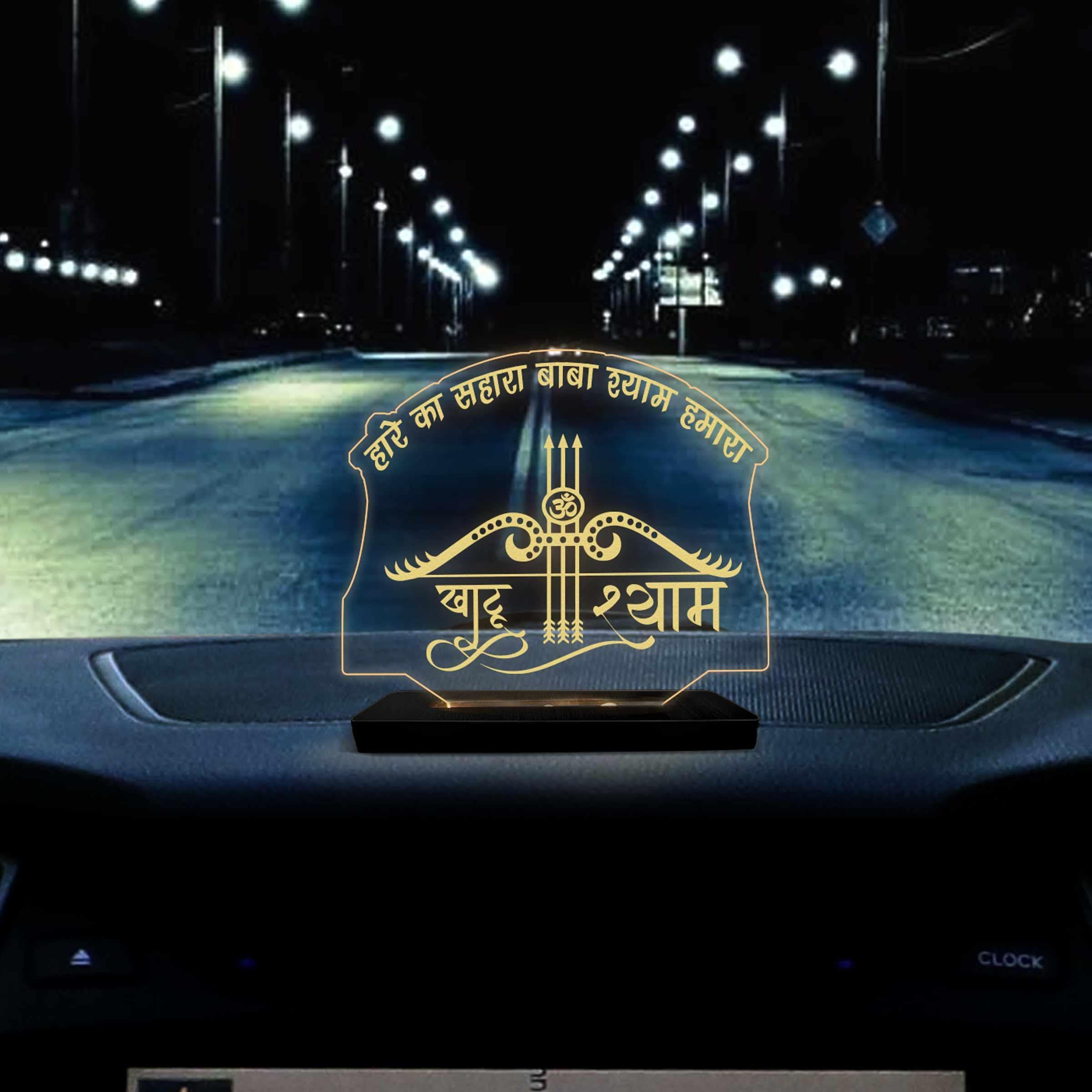 Shree Khatu Shyam Car Dashboard Lamp - Image 6